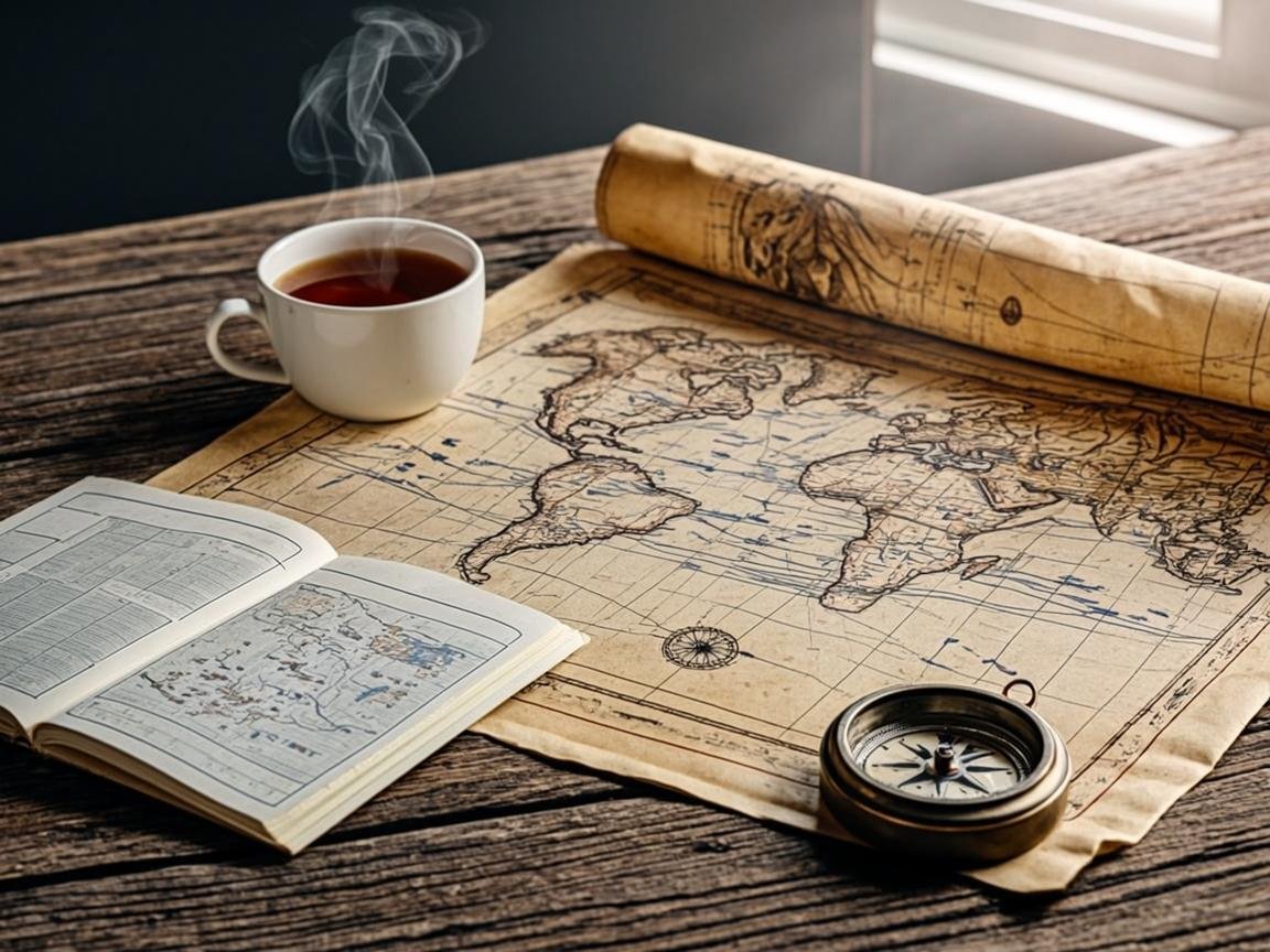 Butt Impex travel consultancy desk planning a journey